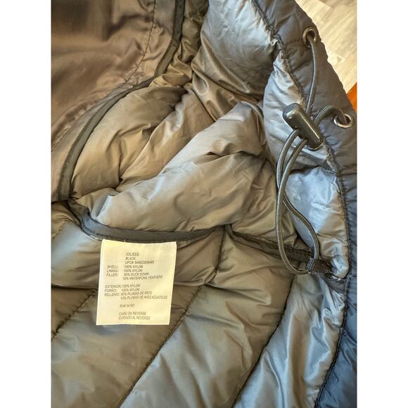 Cole Haan Packable Down Jacket XXL Black Puffer Lightweight Travel EUC - Picture 8 of 8